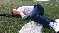 Track practice is tiring!