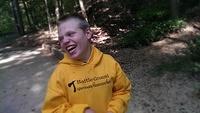 He's having a great time!